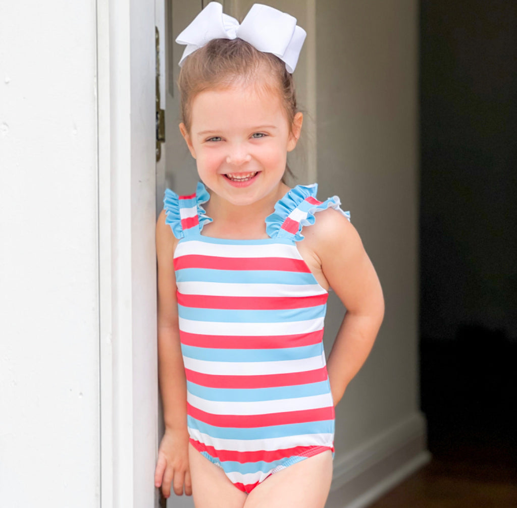 Caroline Swim, Palm Beach Mint Stripe (Ready to Ship) – James and