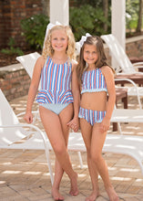 Lila Two Piece Swim, Patriotic Stripes