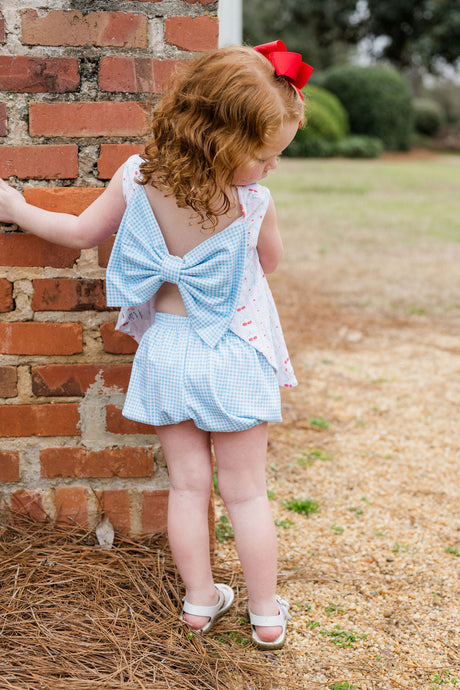 Lottie Bloomer/Banded Short Set, Cherries and Bows