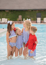 Lila Two Piece Swim, Patriotic Stripes