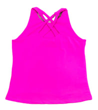 Cross Back Hot Pink Top - Athleisure