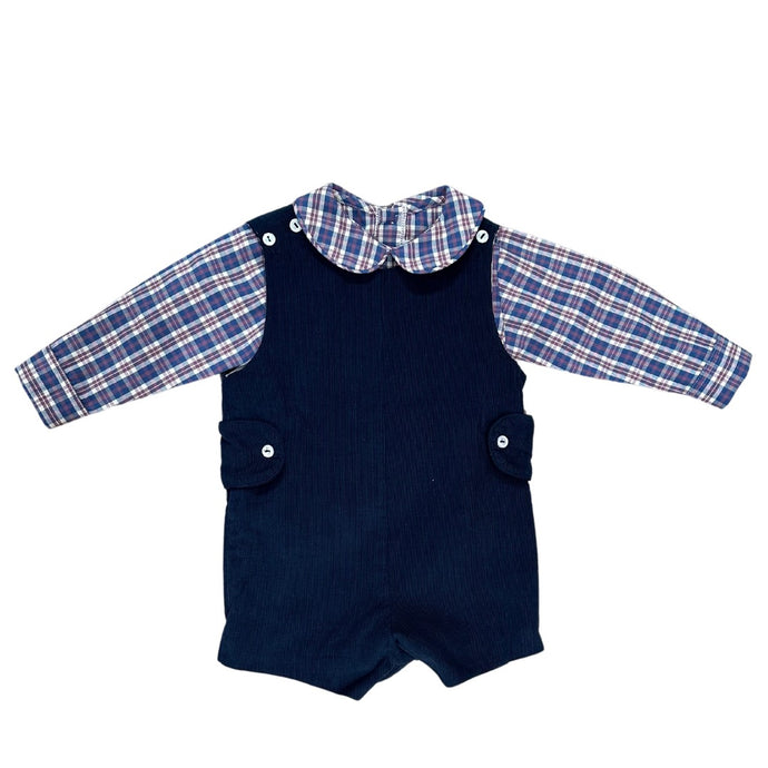 Reed Jon Jon Set, Blue Plaid