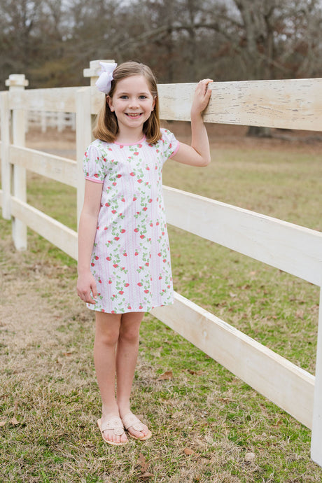 Strawberry Play Dress - Berry Sweet Knit