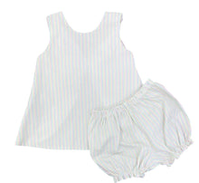 Lottie Bloomer/Banded Short Set, Spring Seersucker Stripe