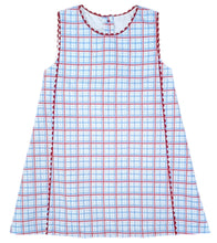 Shelby Dress, Patriotic Plaid