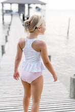 Collette Peplum Swim, Seahorse