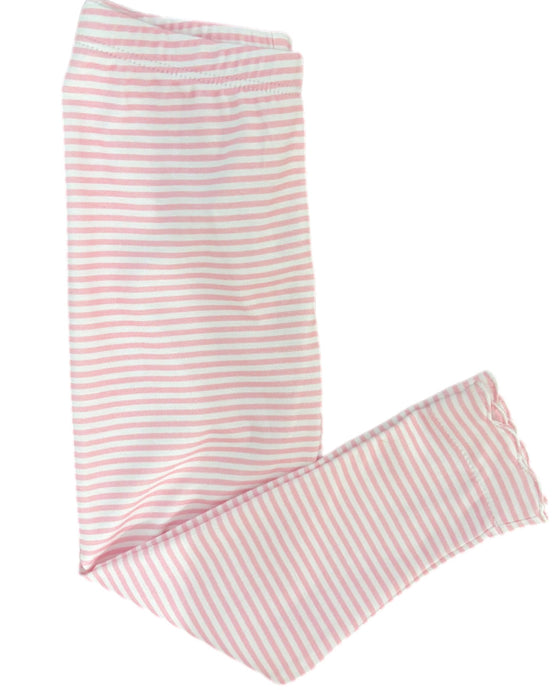 Basics Knit Leggings, Light Pink Stripe