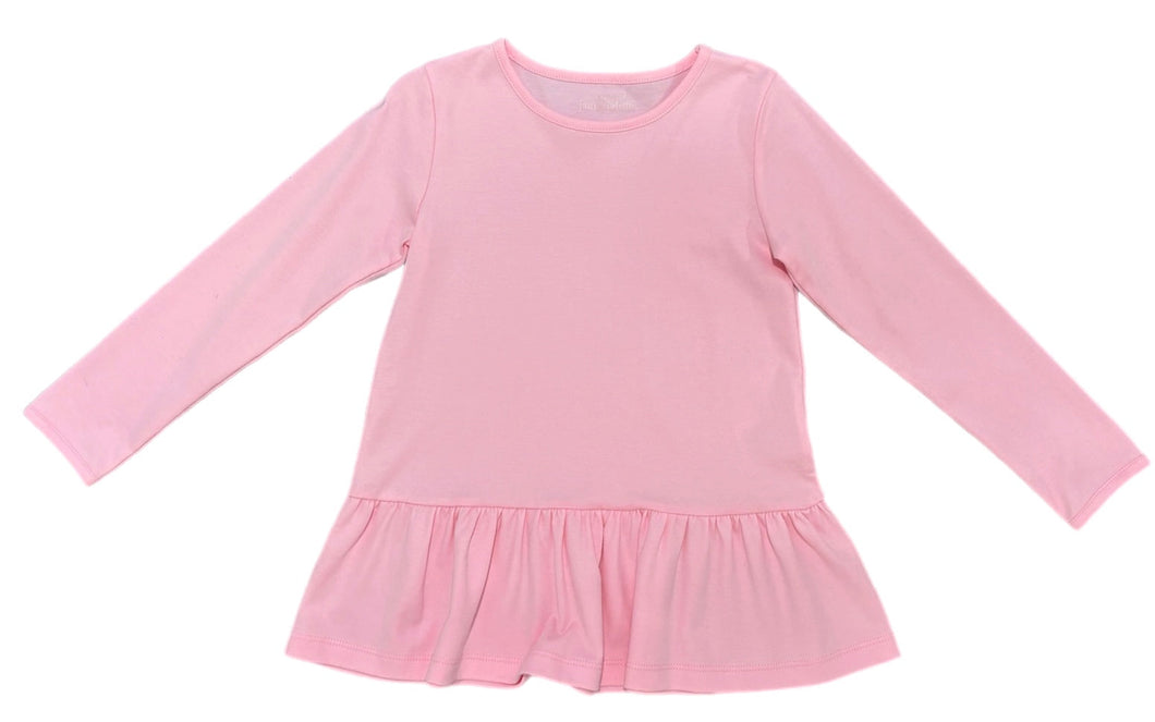 Basics Peggie Peplum Knit Top, Light Pink