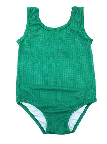 One Piece Swim, Textured Green BE