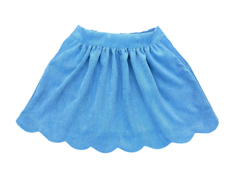 Sophie Scalloped Skirt, French Cord (Ready to Ship)