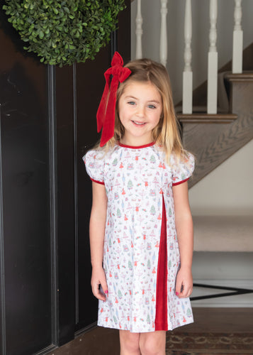 Rosie Dress, Nutcracker (Ready to Ship)