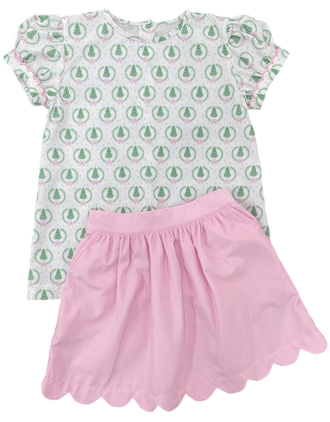 Avery Skirt Set, Oh Christmas Tree