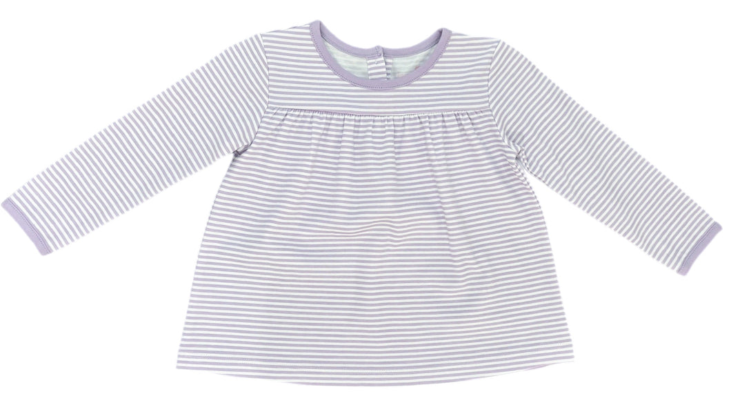 Basics Isla Knit Top, Lavender Stripe