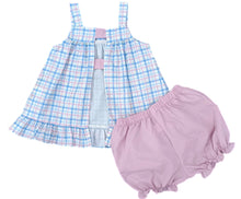 Maggie Bloomer Set, Pastel Plaid