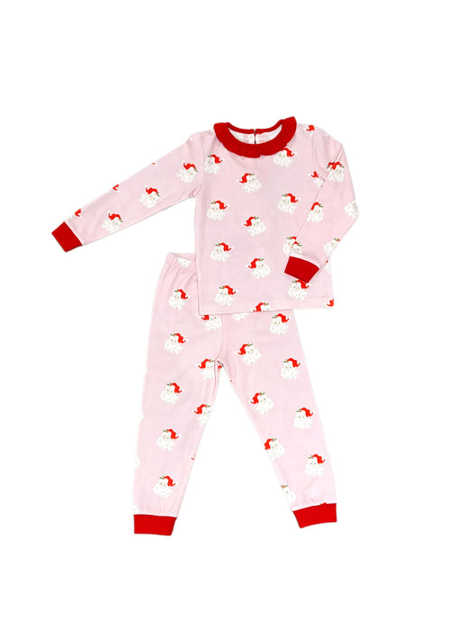 Girls Two-Piece Jammies, Santa