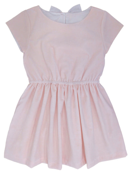 Stella Dress, Pink Velveteen