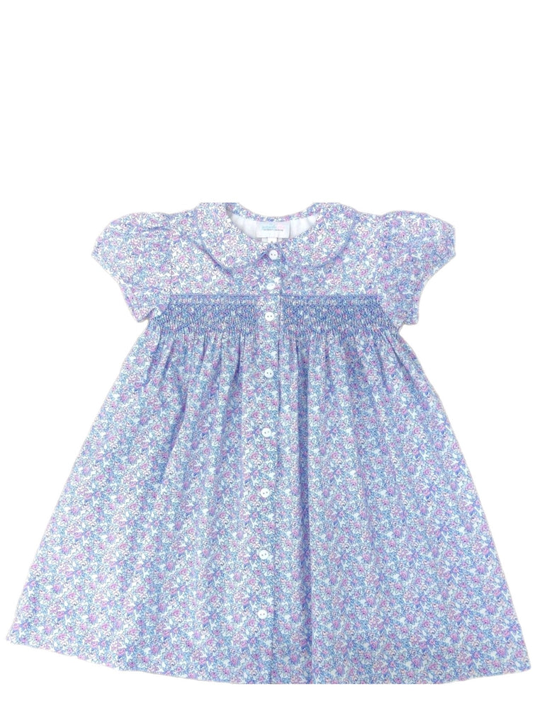 Ella Smocked Dress, Fall Floral – James and Lottie INC