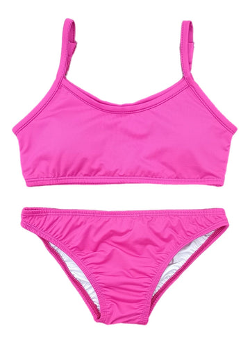 Two Piece Swim, Hot Pink BE