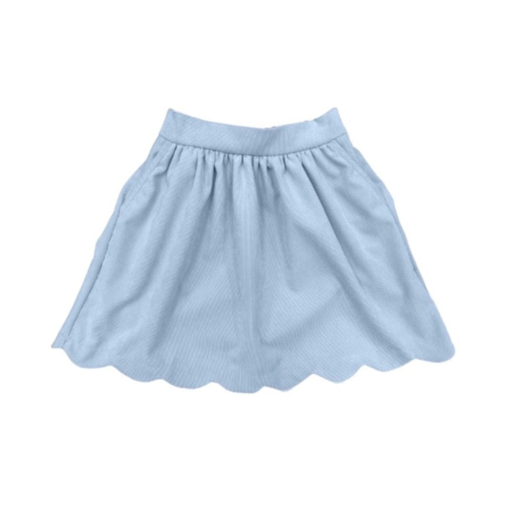 Sophie Scalloped Skirt, Blue Cord – James and Lottie INC