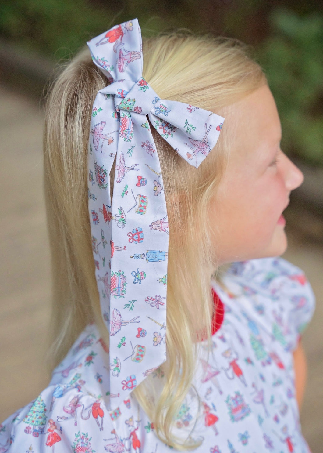 Nutcracker Hair Bow (Ready to Ship)