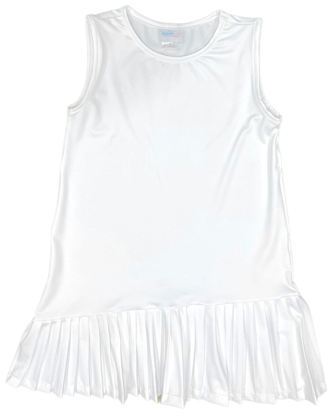 Vivi Tennis Dress, White (Product)