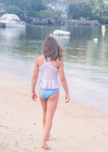 Collette Peplum Swim, Stars and Stripes