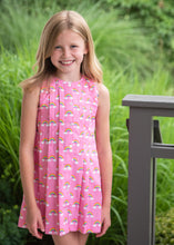 Reagan Dress, Pink Rainbow