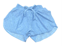 Eyelet Butterfly Shorts BE, Blue