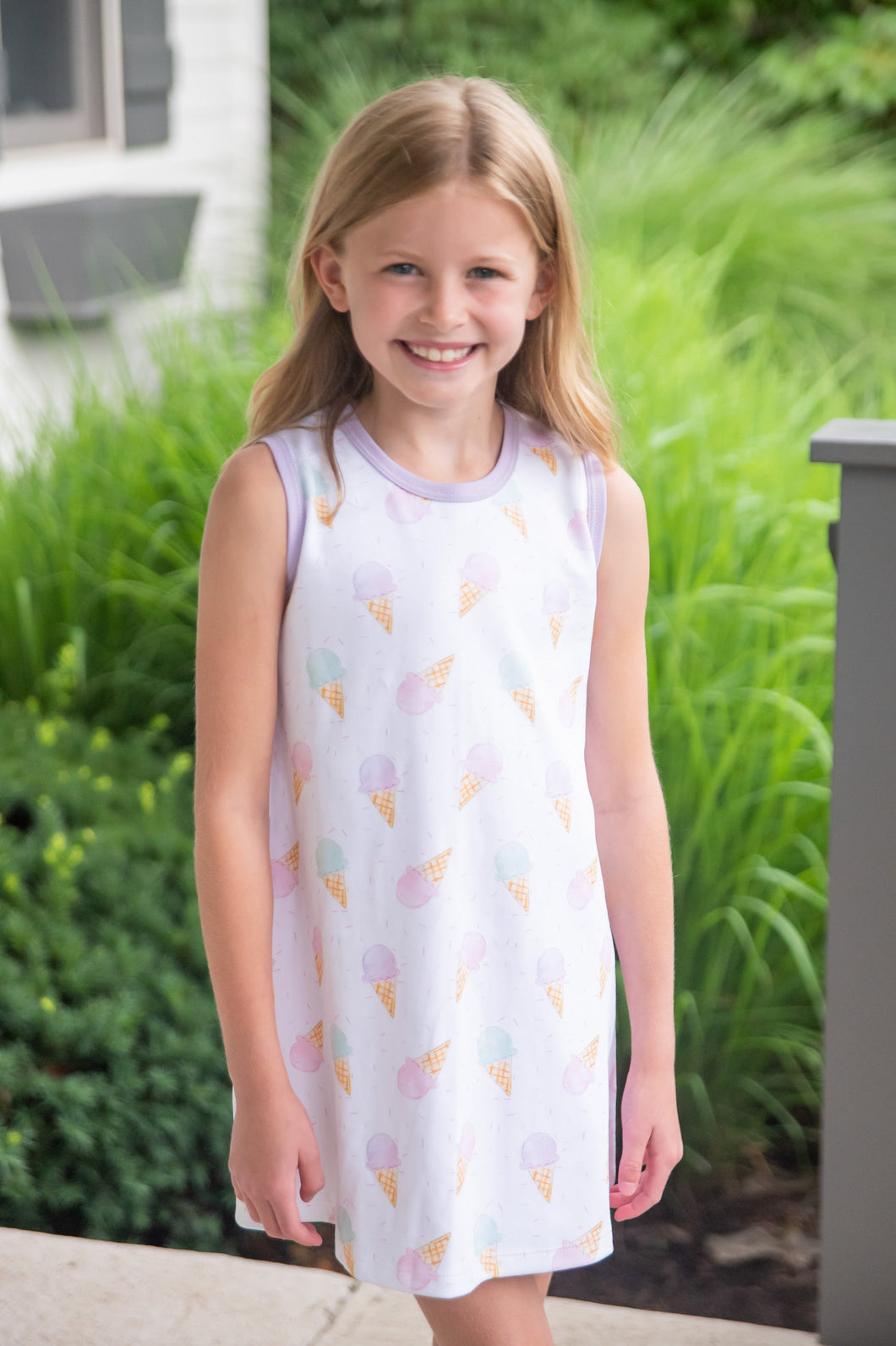 Madison Knit Play Dress, Ice Cream