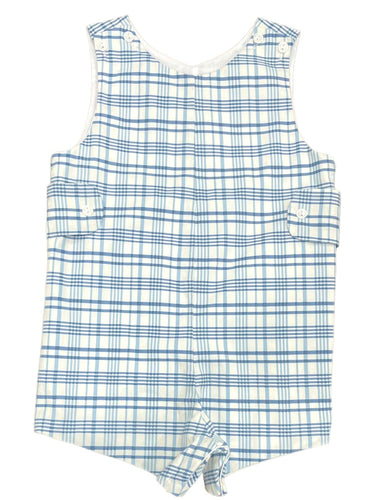 Reed Jon Jon, Blue Plaid (Ready to Ship)